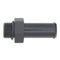 Picture of DeatschWerks 6AN ORB Male to 1-2in Male Barb Fitting Incl O-Ring - Anodized Matte Black