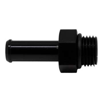 Picture of DeatschWerks 6AN ORB Male to 3-8in Male Barb Fitting Incl O-Ring - Anodized Matte Black