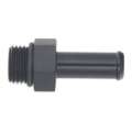 Picture of DeatschWerks 6AN ORB Male to 3-8in Male Barb Fitting Incl O-Ring - Anodized Matte Black