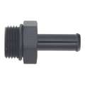 Picture of DeatschWerks 8AN ORB Male to 3-8in Male Barb Fitting Incl O-Ring - Anodized Matte Black