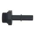 Picture of DeatschWerks 8AN ORB Male to 3-8in Male EFI Quick Connect Adapter - Anodized Matte Black