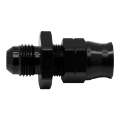 Picture of DeatschWerks 6AN Male Flare to 3-8in Hardline Compression Adapter - Anodized Matte Black