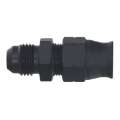 Picture of DeatschWerks 6AN Male Flare to 3-8in Hardline Compression Adapter - Anodized Matte Black