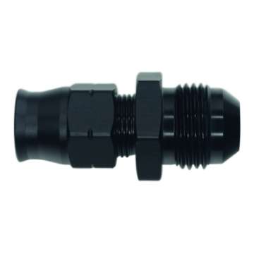 Picture of DeatschWerks 8AN Male Flare to 3-8in Hardline Compression Adapter - Anodized Matte Black