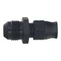 Picture of DeatschWerks 8AN Male Flare to 3-8in Hardline Compression Adapter - Anodized Matte Black