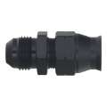 Picture of DeatschWerks 8AN Male Flare to 1-2in Hardline Compression Adapter - Anodized Matte Black