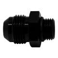 Picture of DeatschWerks 6AN ORB Male to 8AN Male Flare Adapter Incl O-Ring - Anodized Matte Black