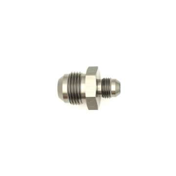 Picture of DeatschWerks 10AN Male Flare to 6AN Male Flare Reducer Straight - Anodized Matte Black