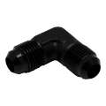 Picture of DeatschWerks 6AN Male Flare to 6AN Male Flare 90-Degree Fitting - Anodized Matte Black