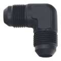 Picture of DeatschWerks 8AN Male Flare to 8AN Male Flare 90-Degree Fitting - Anodized Matte Black