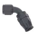 Picture of DeatschWerks 10AN Female Flare Swivel 60-Degree Hose End PTFE - Anodized Matte Black