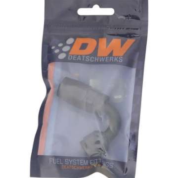 Picture of DeatschWerks 6 AN Female Flare Swivel 120-Degree Hose End CPE - Anodized Matte Black