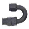 Picture of DeatschWerks 10AN Female Flare Swivel 180-Degree Hose End CPE - Anodized Matte Black