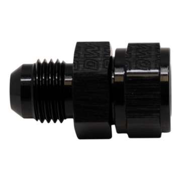 Picture of DeatschWerks 6AN Male Flare to Fuel Pump Outlet Barb Adapter - Anodized Matte Black