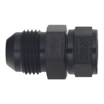 Picture of DeatschWerks 8AN Male Flare to Fuel Pump Outlet Barb Adapter - Anodized Matte Black