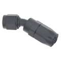 Picture of DeatschWerks 6 AN Female Flare Swivel 30-Degree Hose End CPE - Anodized Matte Black