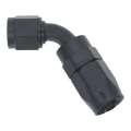 Picture of DeatschWerks 6 AN Female Flare Swivel 60-Degree Hose End CPE - Anodized Matte Black