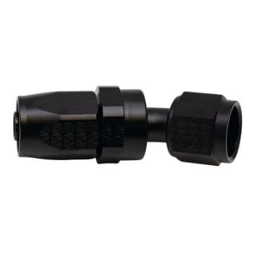 Picture of DeatschWerks 8 AN Female Flare Swivel 30-Degree Hose End CPE - Anodized Matte Black