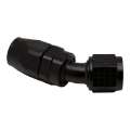 Picture of DeatschWerks 10AN Female Flare Swivel 30-Degreehose End CPE - Anodized Matte Black