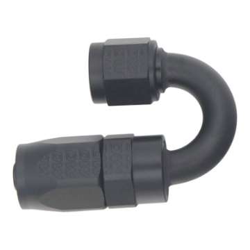 Picture of DeatschWerks 6AN Female Swivel 180-Degree Hose End CPE - Anodized Matte Black