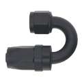 Picture of DeatschWerks 8AN Female Swivel 180-Degree Hose End CPE - Anodized Matte Black