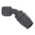 Picture of DeatschWerks 10AN Female Swivel 45-Degree Hose End CPE - Anodized Matte Black