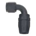 Picture of DeatschWerks 10AN Female Swivel 90-Degree Hose End CPE - Anodized Matte Black