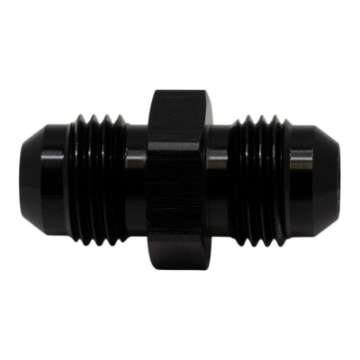 Picture of DeatschWerks 6AN Male Flare to 6AN Male Flare Coupler - Anodized Matte Black