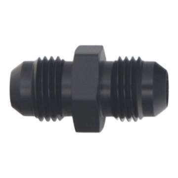 Picture of DeatschWerks 6AN Male Flare to 6AN Male Flare Coupler - Anodized Matte Black