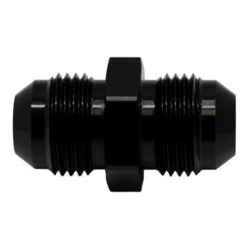 Picture of DeatschWerks 8AN Male Flare to 8AN Male Flare Coupler - Anodized Matte Black