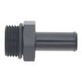 Picture of DeatschWerks 10AN ORB Male to 1-2in Male Barb Fitting - Anodized Matte Black