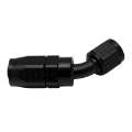 Picture of DeatschWerks 6AN Female Swivel 45-Degree Hose End CPE - Anodized Matte Black