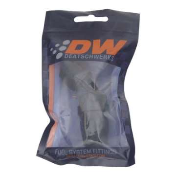 Picture of DeatschWerks 8AN Female Swivel 45-Degree Hose End CPE - Anodized Matte Black