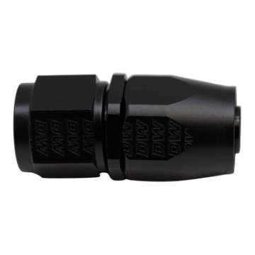 Picture of DeatschWerks 10AN Female Swivel Straight Hose End CPE - Anodized Matte Black