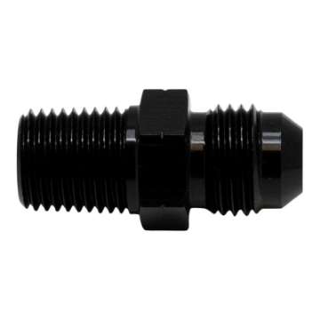 Picture of DeatschWerks 6AN Male Flare to 1-4in Male NPT Adapter - Anodized Matte Black