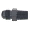 Picture of DeatschWerks 6AN Male Flare to 1-4in Male NPT Adapter - Anodized Matte Black