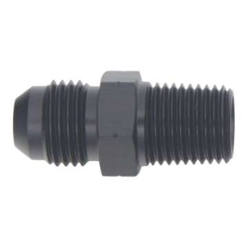 Picture of DeatschWerks 6AN Male Flare to 1-4in Male NPT Adapter - Anodized Matte Black