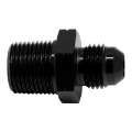 Picture of DeatschWerks 6AN Male Flare to 3-8in Male NPT Adapter - Anodized Matte Black