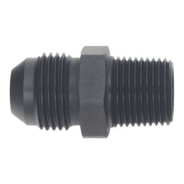 Picture of DeatschWerks 8AN Male Flare to 3-8in Male NPT Adapter - Anodized Matte Black