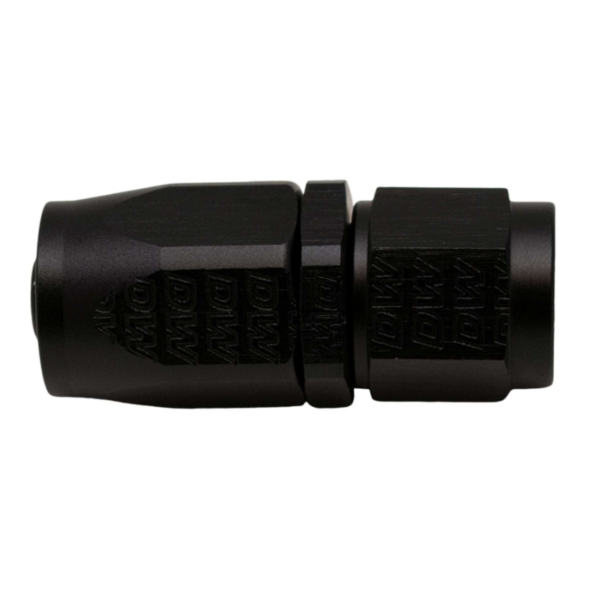 Picture of DeatschWerks 6AN Female Swivel Strait Hose End CPE - Anodized Matte Black