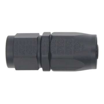 Picture of DeatschWerks 6AN Female Swivel Strait Hose End CPE - Anodized Matte Black