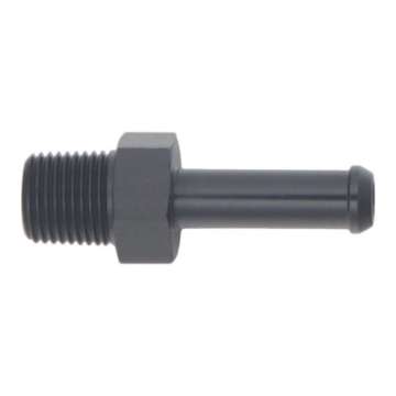 Picture of DeatschWerks 1-8in NPT Male Thread 1-4in Hose Barb - Anodized Matte Black