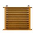 Picture of Mishimoto Universal 34 Row Oil Cooler - Gold