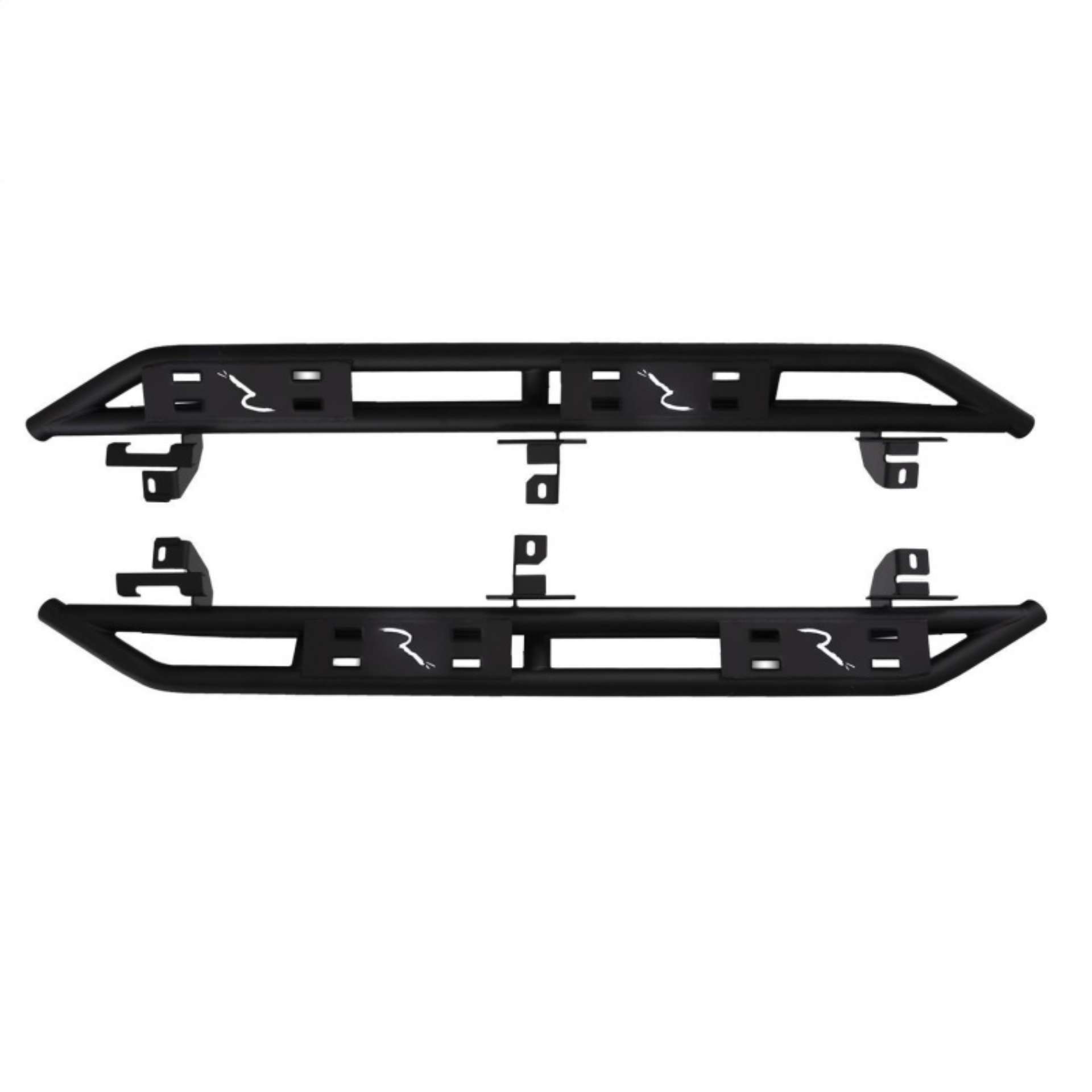 Picture of Rampage 07-18 Jeep Wrangler JK Unlimited TrailCrawler Rock Slider & Rocker Guard - Black