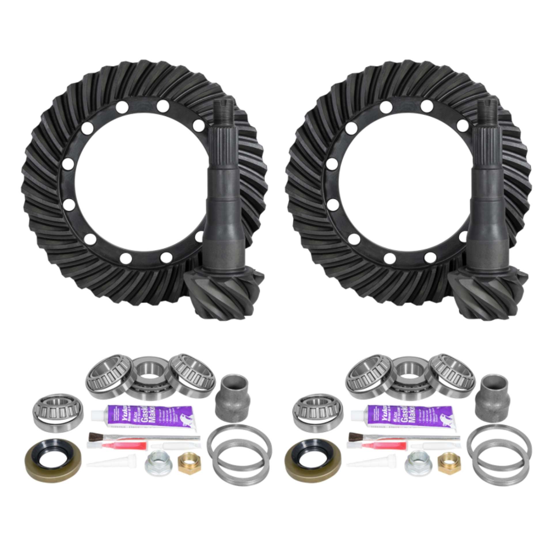 Picture of Yukon Gear Ring & Pinion Gear Kit Package Front & Rear with Install Kits - Toyota 9-5-9-5