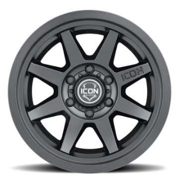 Picture of ICON Rebound 17x8-5 6x5-5 0mm Offset 4-75in BS 106-1mm Bore Satin Black Wheel