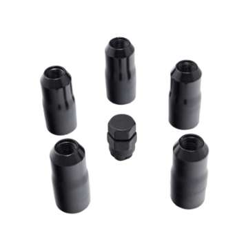 Picture of Rugged Ridge 18-20 Jeep Wrangler JL-JLU Black M14-1-5 Wheel Lock Nut Set w-Key