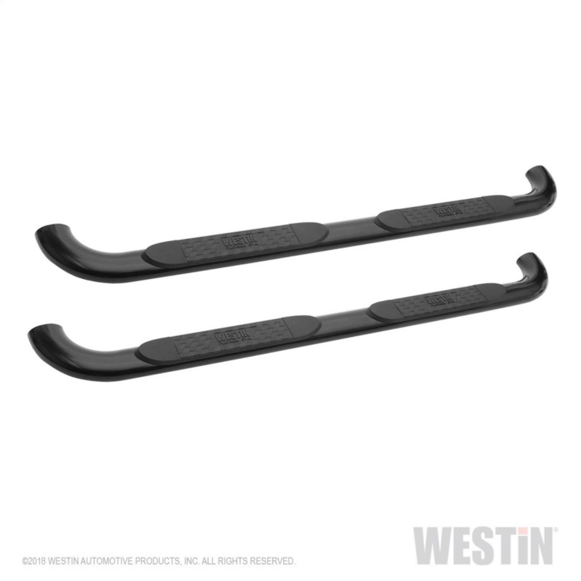 Picture of Westin 19-22 RAM 1500 Quad Cab Excl- Classic Platinum 4 Oval Nerf Step Bars - Blk