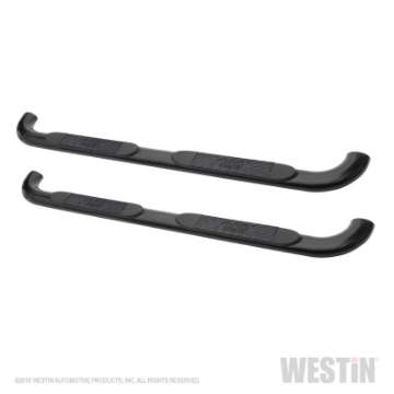 Picture of Westin 19-22 RAM 1500 Quad Cab Excl- Classic Platinum 4 Oval Nerf Step Bars - Blk