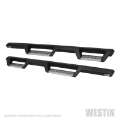 Picture of Westin 07-18 Jeep Wrangler JKU 4dr- HDX Stainless Drop Nerf Step Bars - Tex- Blk